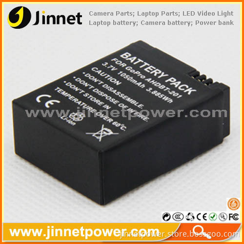 Digital Camera Battery Ahdbt-301 For Gopro Hero3 Ahdbt-201 